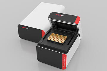 T-robotII 96-well thermal cycler module (open) with controller