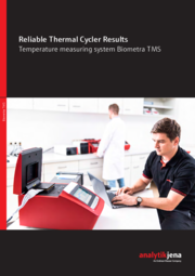 Brochure Biometra TMS Temperature Measuring System (EN)